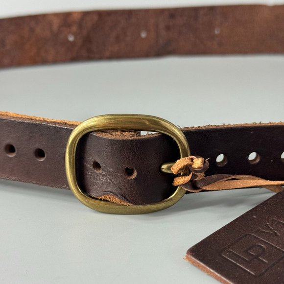 NWT LP Vintage Collection Genuine Leather Belt Women's Brown Size Small - Picture 2 of 12